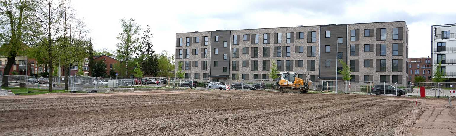 Parkplatzbau im Landkreis Celle – SWM Erdbau Bagger für präzise Erdbauarbeiten und Projektumsetzung